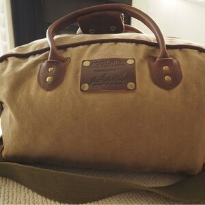 Woolrich x Frost River Handmade Leather and Canvas Duffel Bag